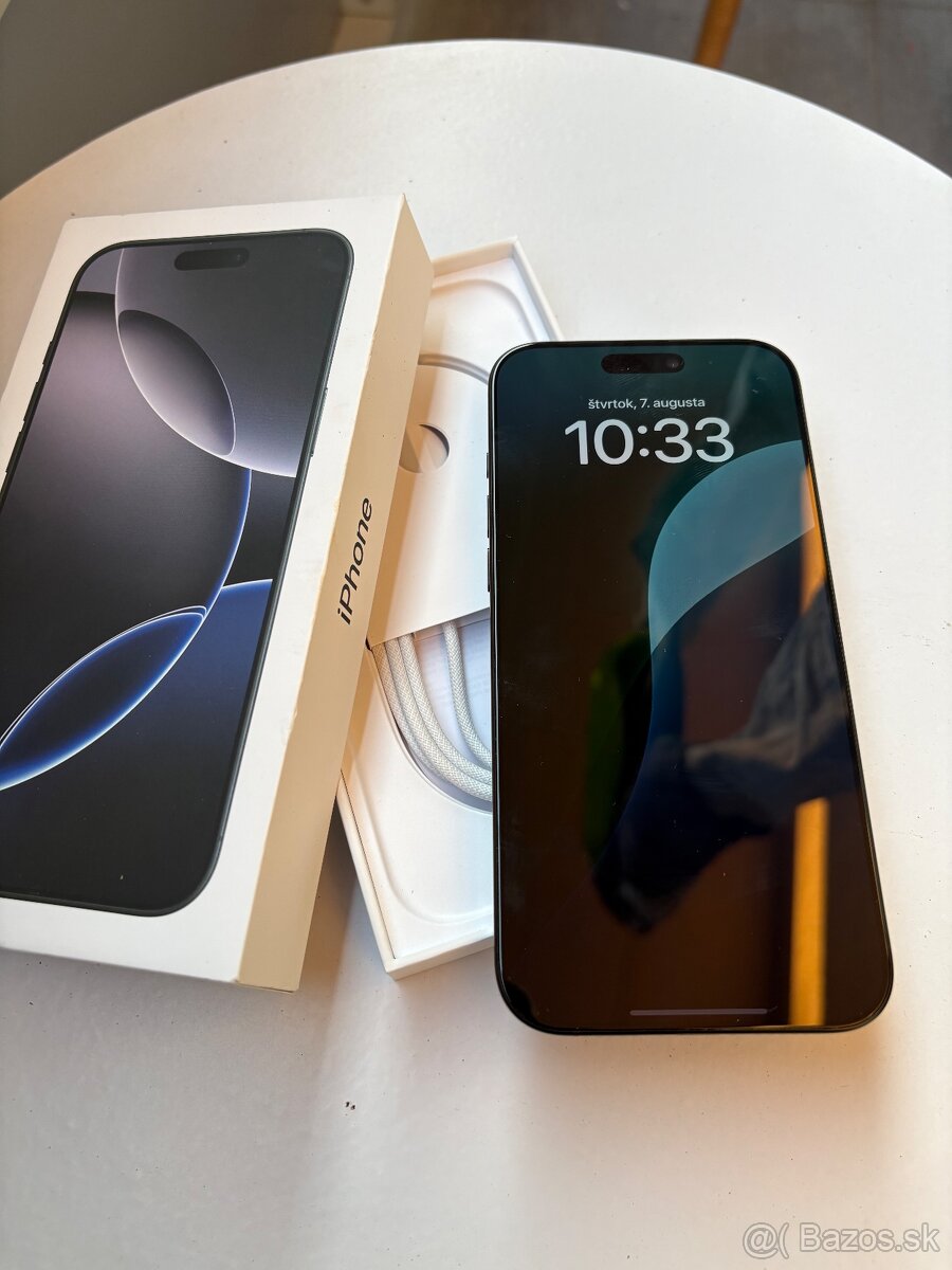 iPhone 16 PRO MAX, 256GB, Black Titanium