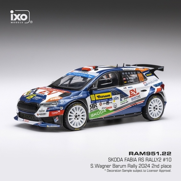 Modely Škoda Fabia Rally2 1:43 IXO