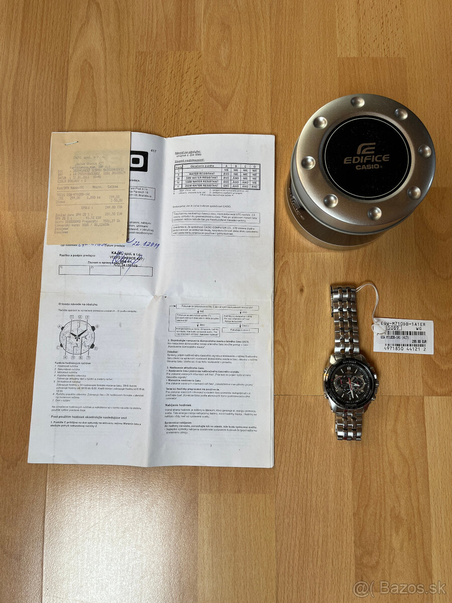Pánske hodinky CASIO EDIFICE EQW M710DB