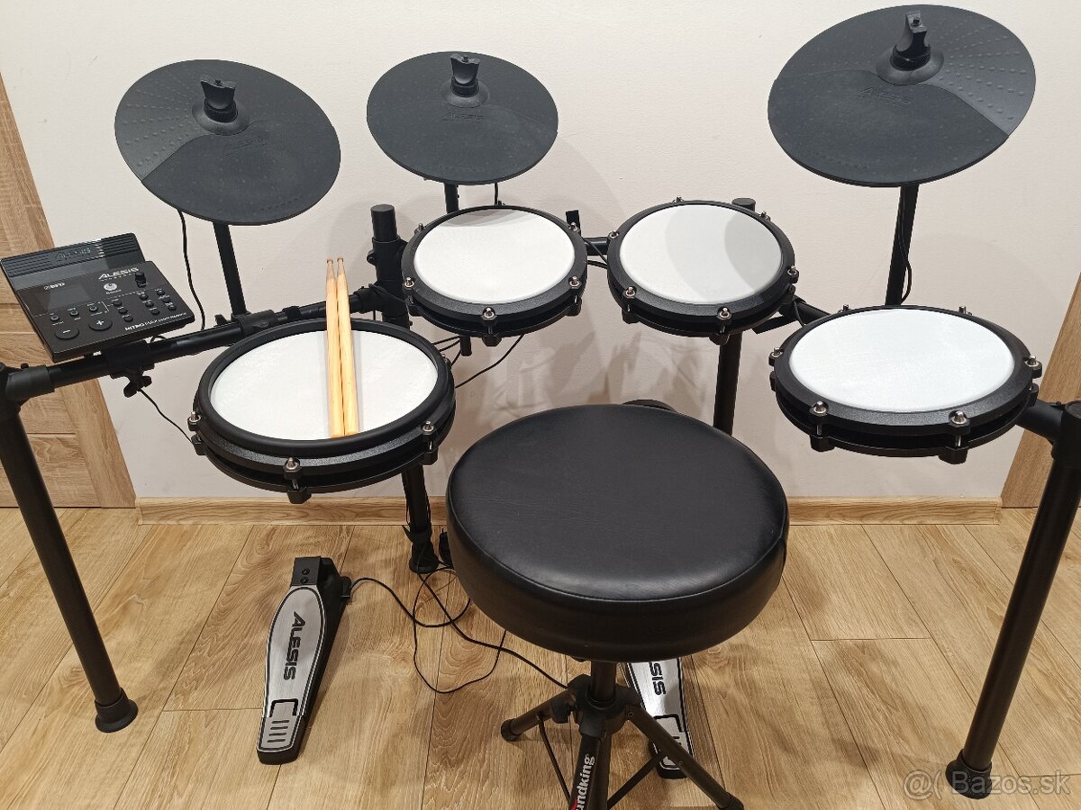 Alesis NITRO MAX Mesh Kit (v záruke) +slúchadlá+stolička