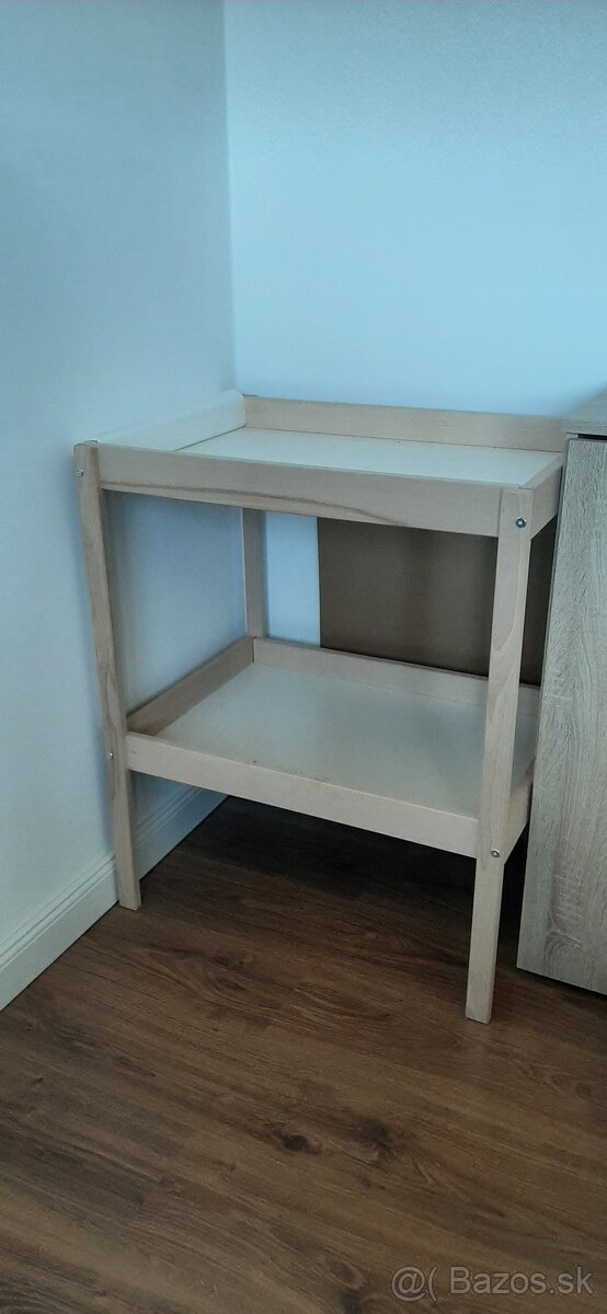 Prebaľovací pult Ikea, podložka