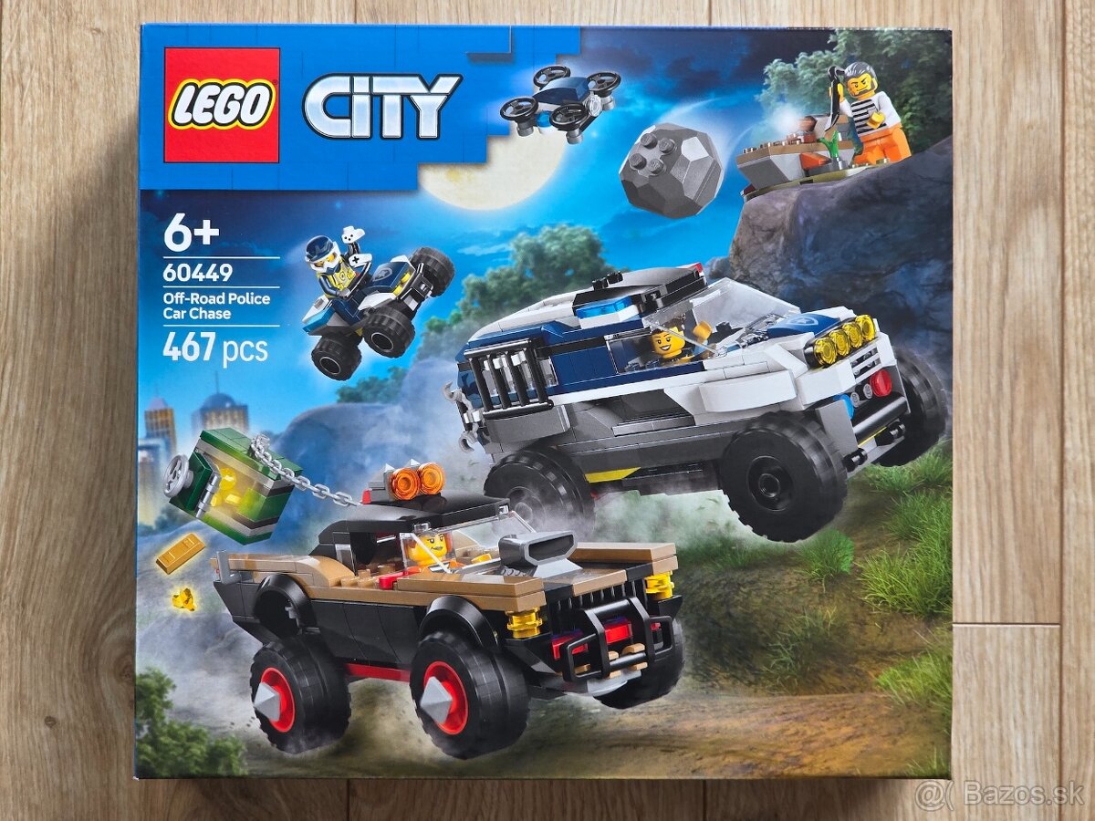 Lego City 60449 Naháňačka s terénnym policajným autom