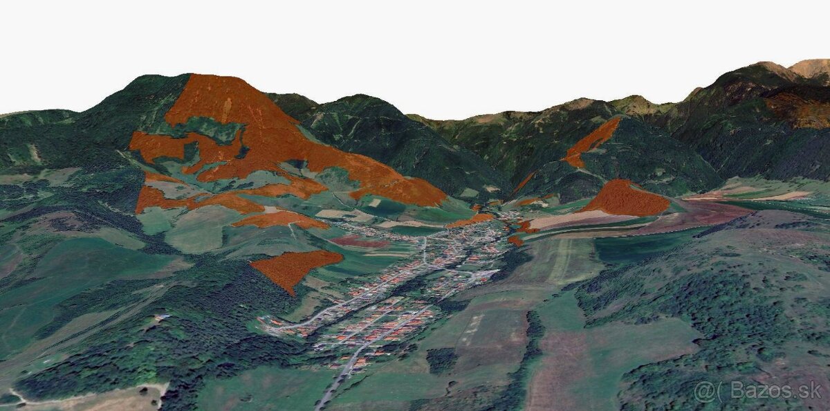 Jasenie - 20.818 m² (urbár), podhorie Nízkych Tatier