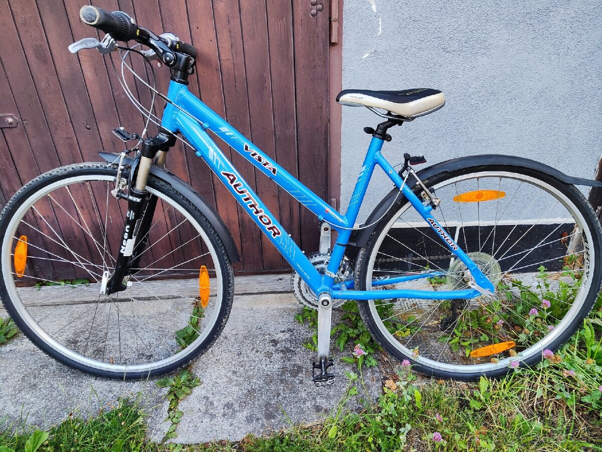Bicykel Author modrá farba