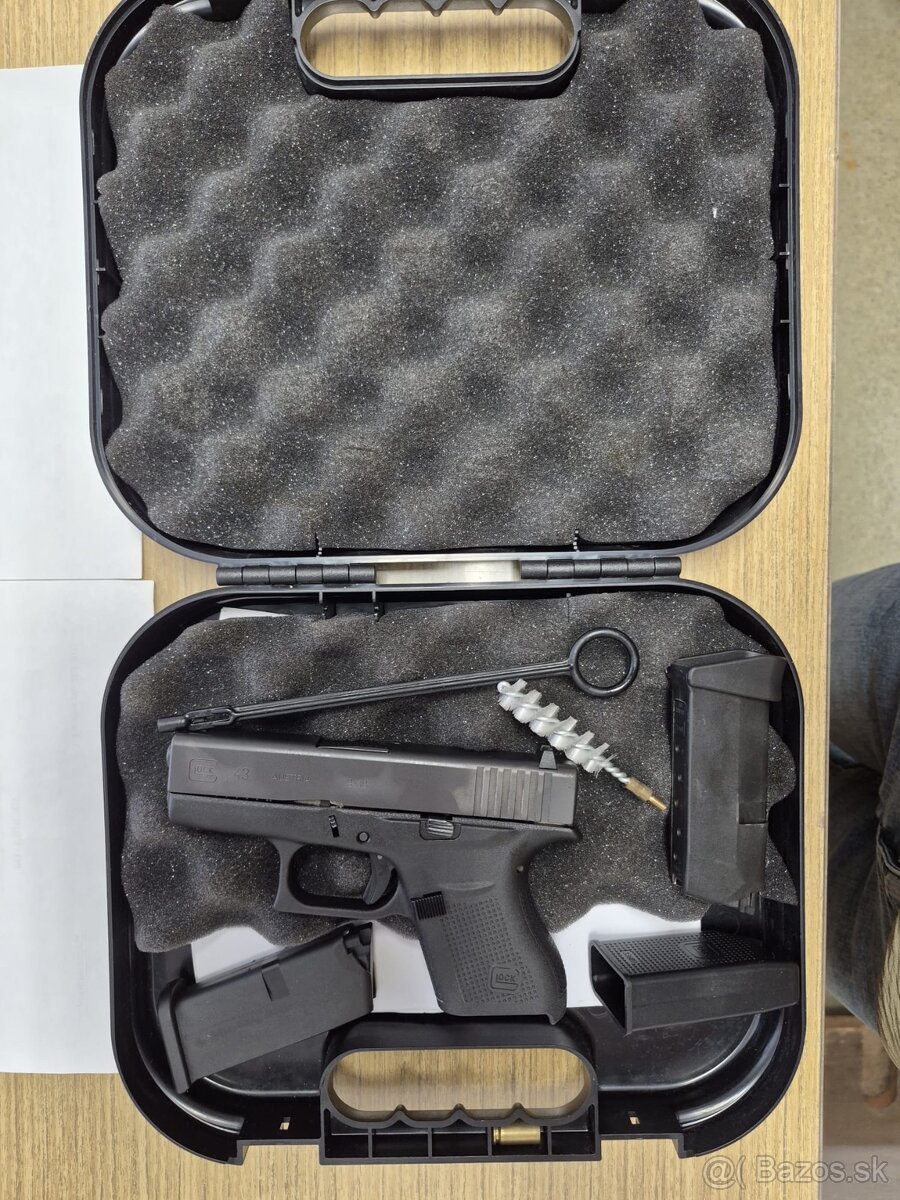 GLOCK 43 .cal 9x19 Luger