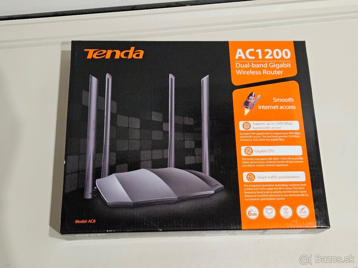 WIFI router Tenda AC8 NOVÝ
