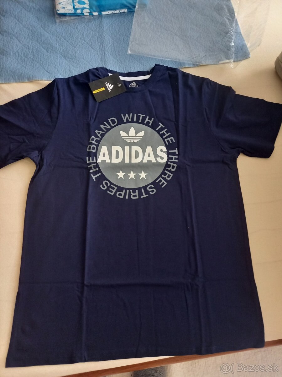 panske tricko adidas modre