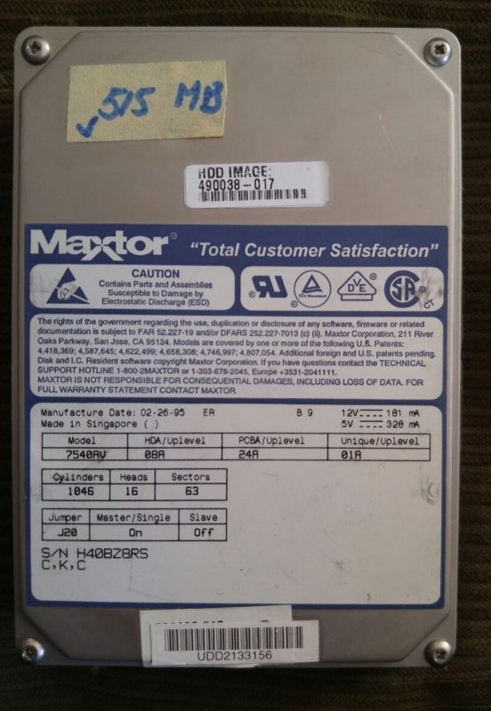 Maxtor 7540AV