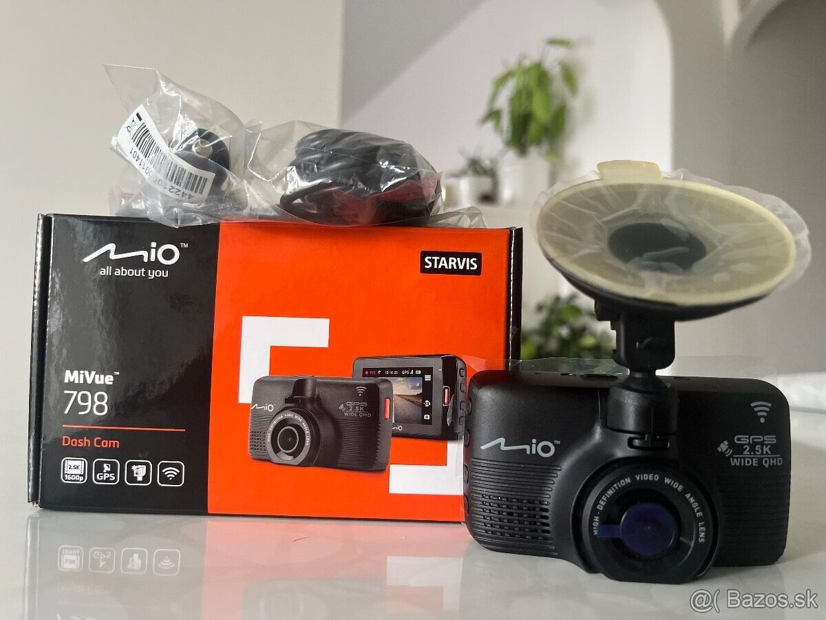 Kvalitná autokamera MiVue 798 s detailnými zábermi 2,5K WQHD