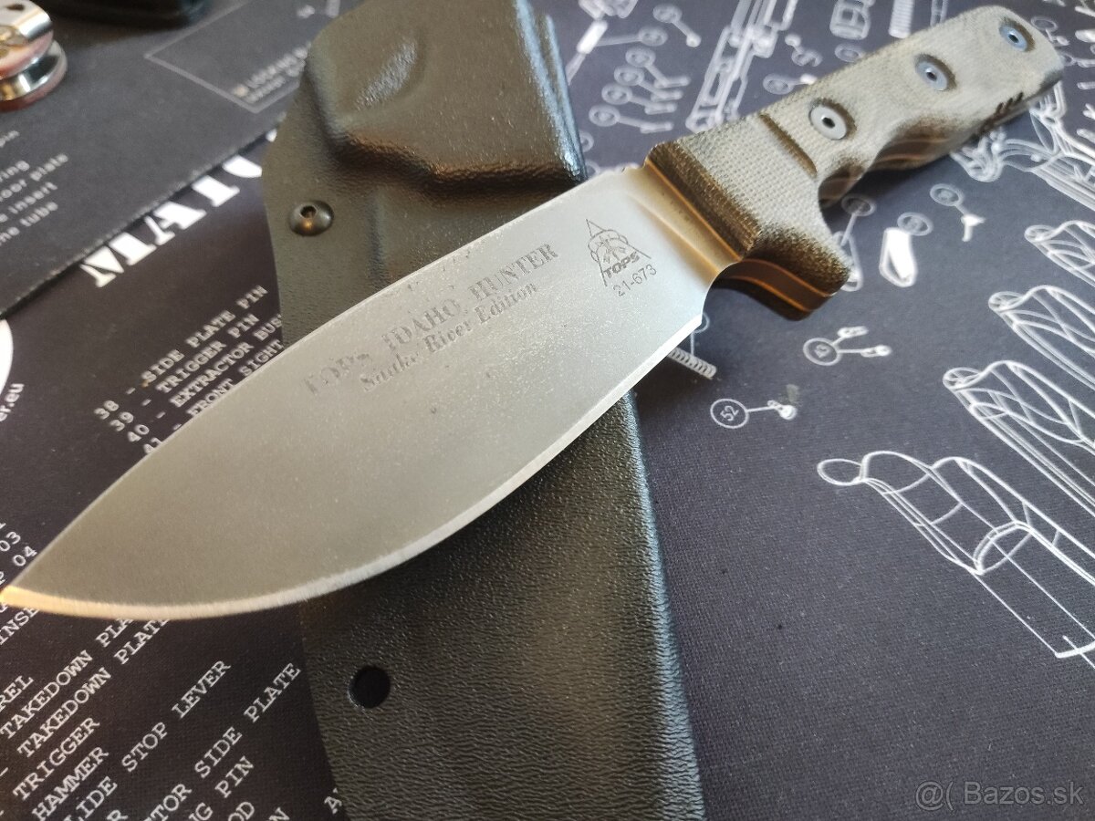 TOPS Idaho Hunter, Nôž, Dyka, Esee, Ontario