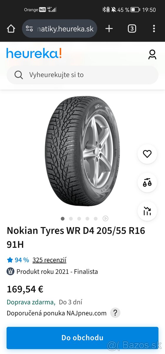 Zimné Pneumatiky 205/55 r16 91V 91H