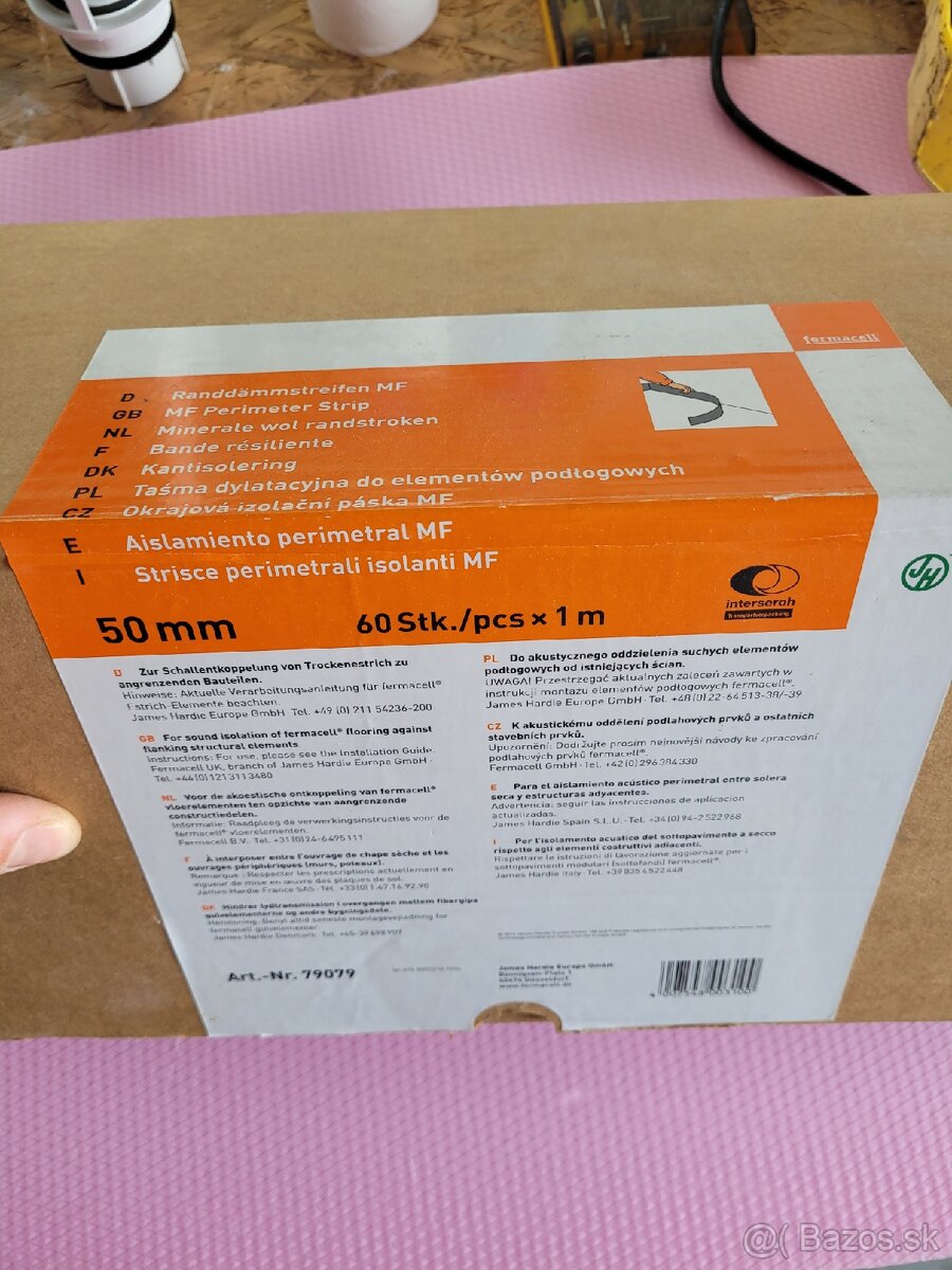 Fermacell okrajove izolacne pasky 50mm