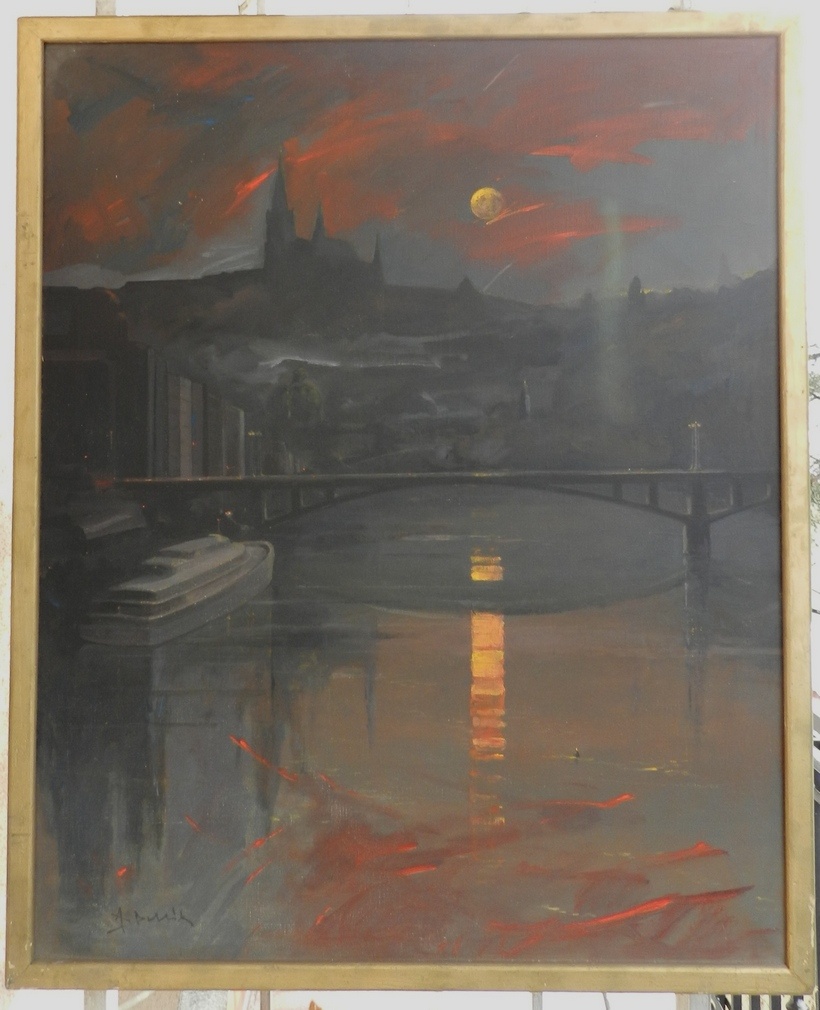 A.Bulík-Pohľad na Pražský hrad