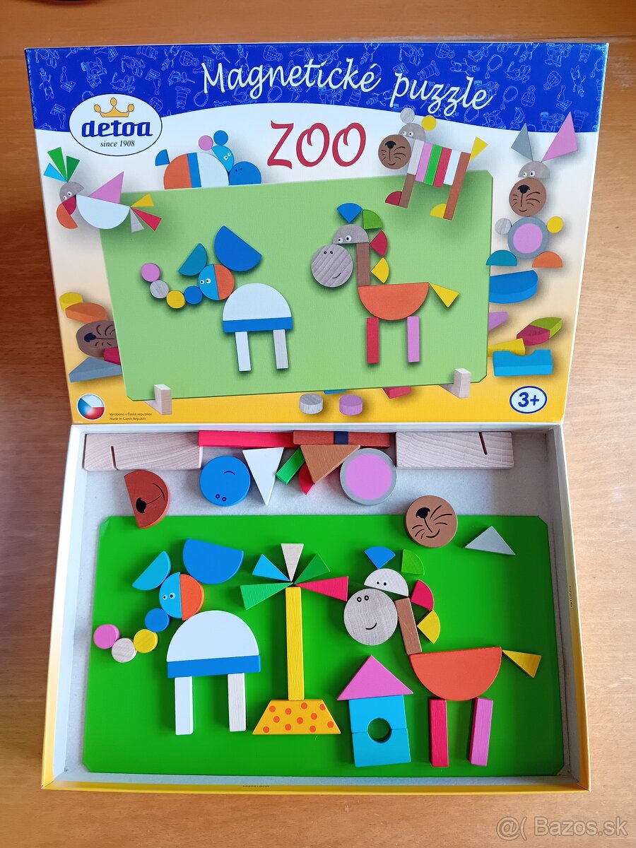 Detoa Magnetické puzzle ZOO