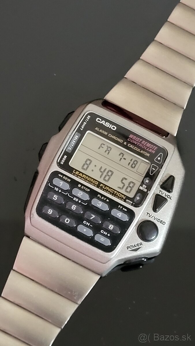 Predám hodinky vintage Casio CMD 40,s diaľkovým.ovládaním TV