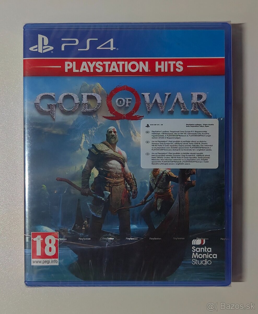 Predám PS4 hru God of War /nová/