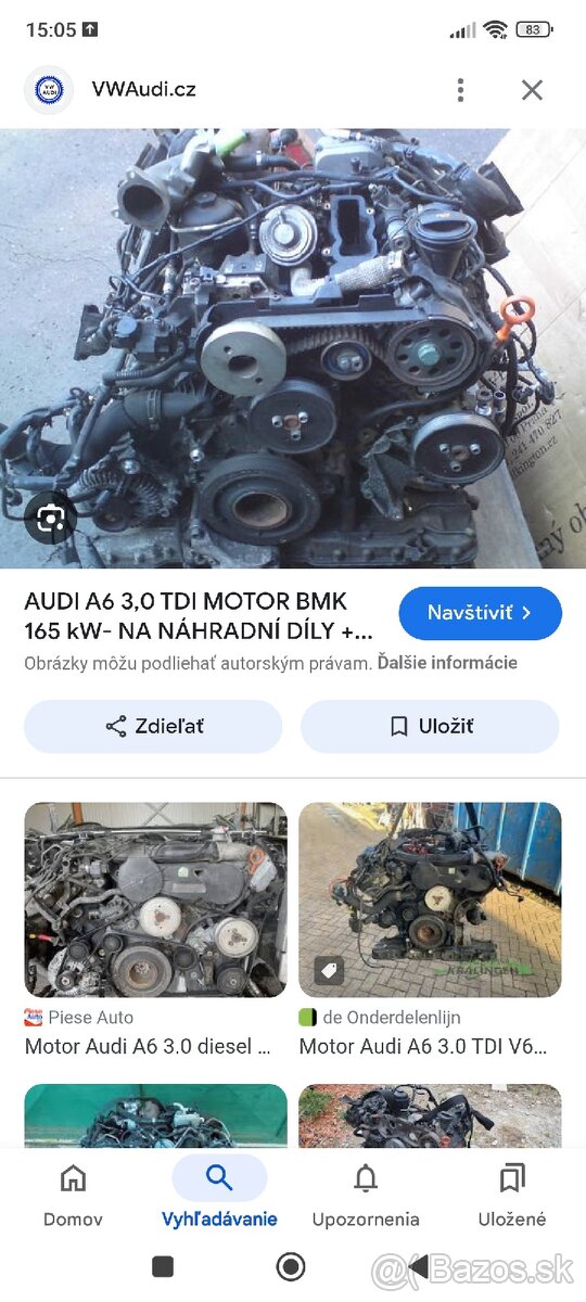 Motor BMK 165kw phaeton Audi