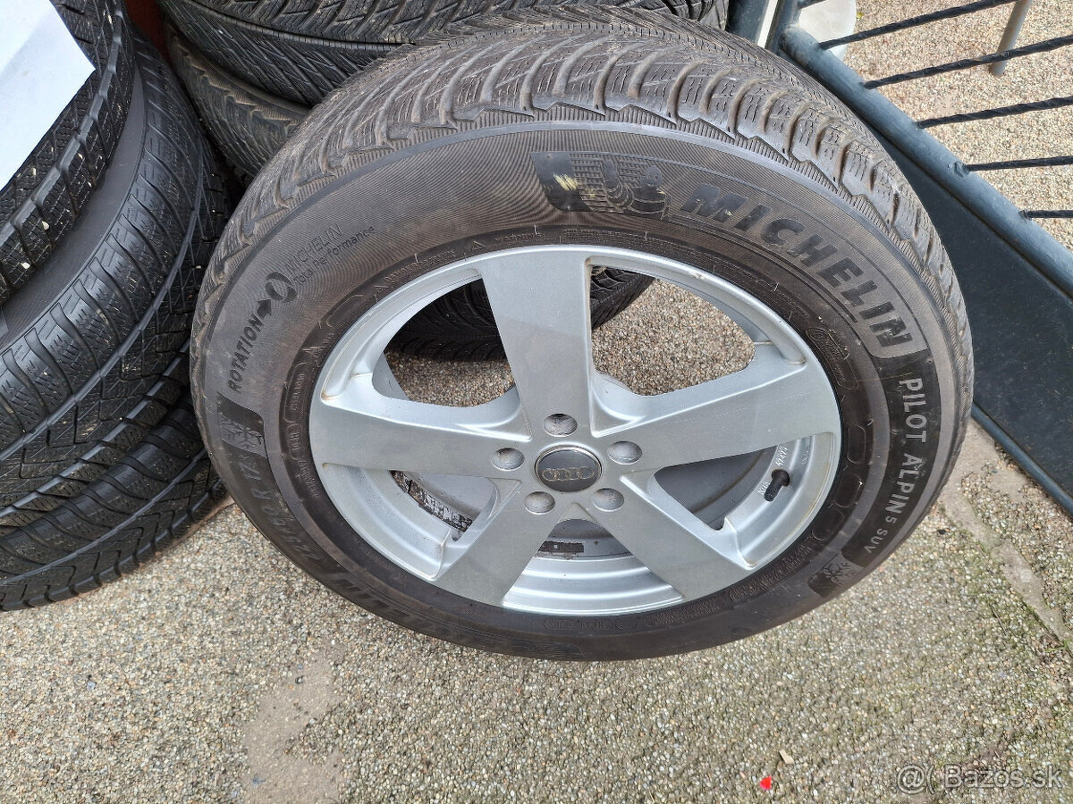 hlíníkové alu "AUDI/VW a ine" 5x112 17" pneu 225/60 r17 M