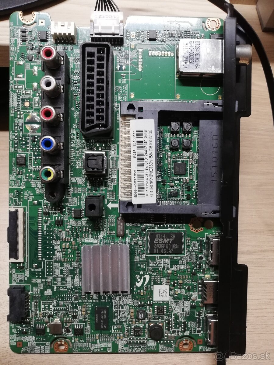 Náhradné diely pre TV Samsung – zdroj BN44-00698A + mainboar