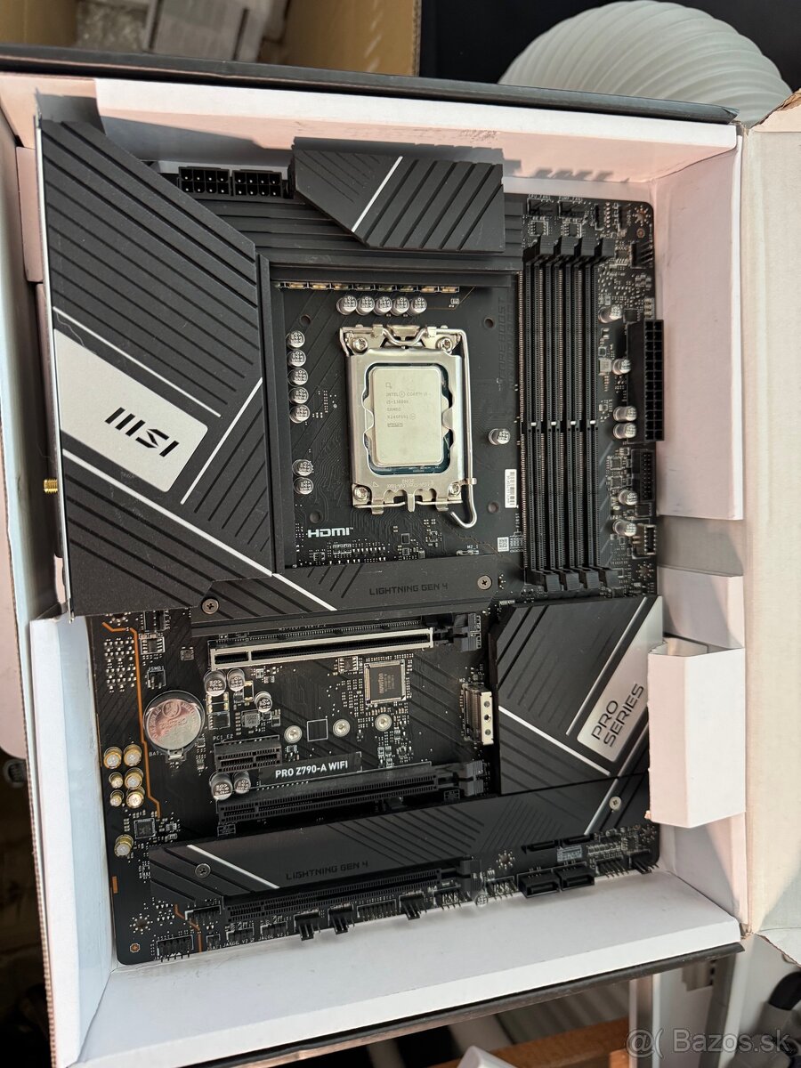 Predám základnú dosku MSI Z790-A Wifi + CPU: i5-13600K