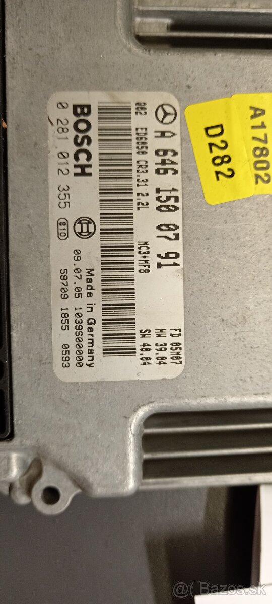 Mercedes Benz jednotka ECU