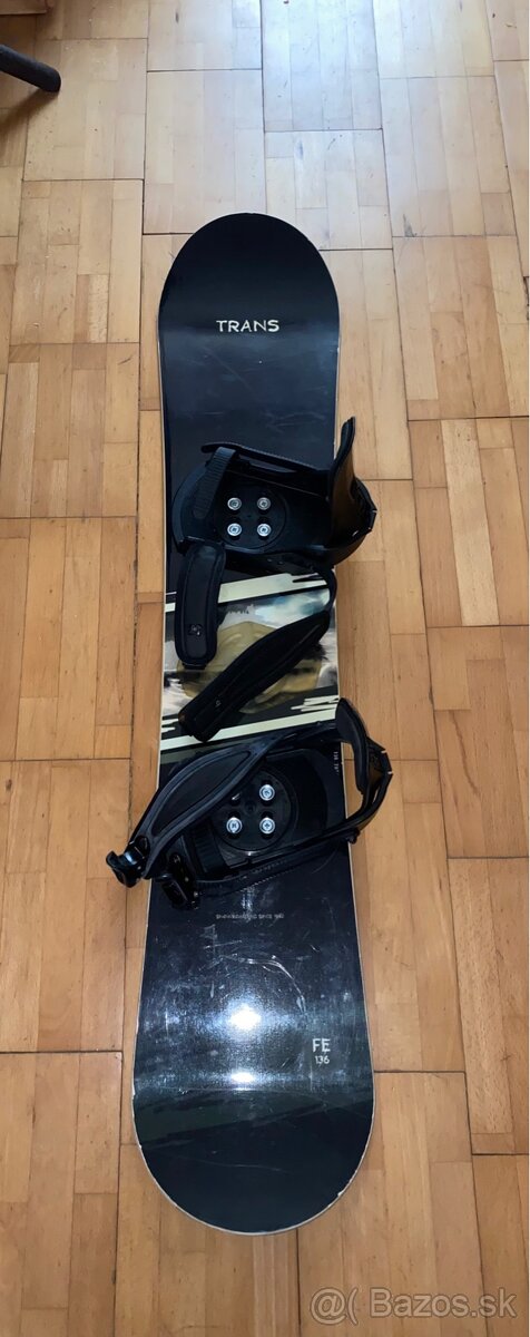 Snowboard TRANS FE 136 + viazanie + obal