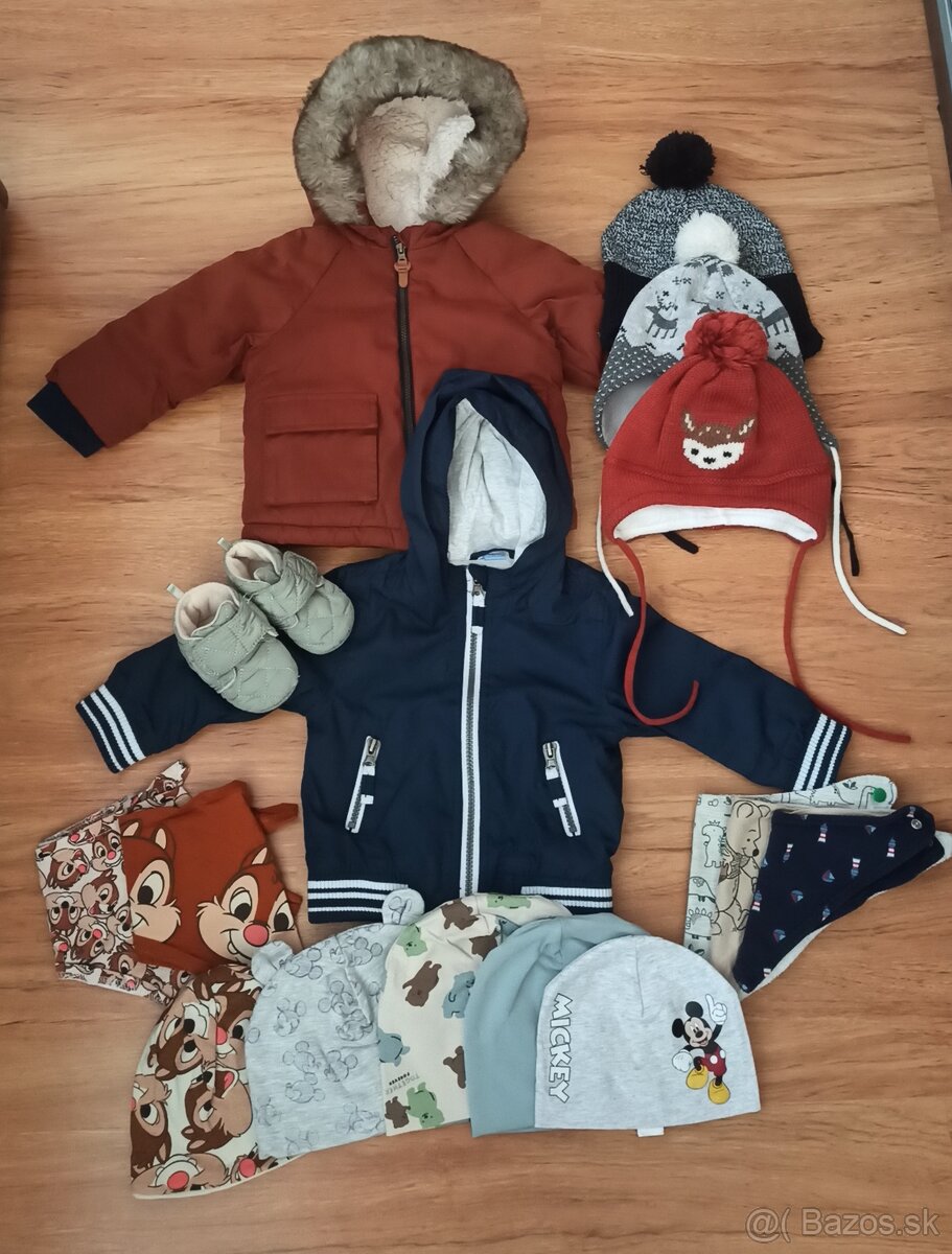 Balík zimného oblečenia v.74 pre chlapčeka