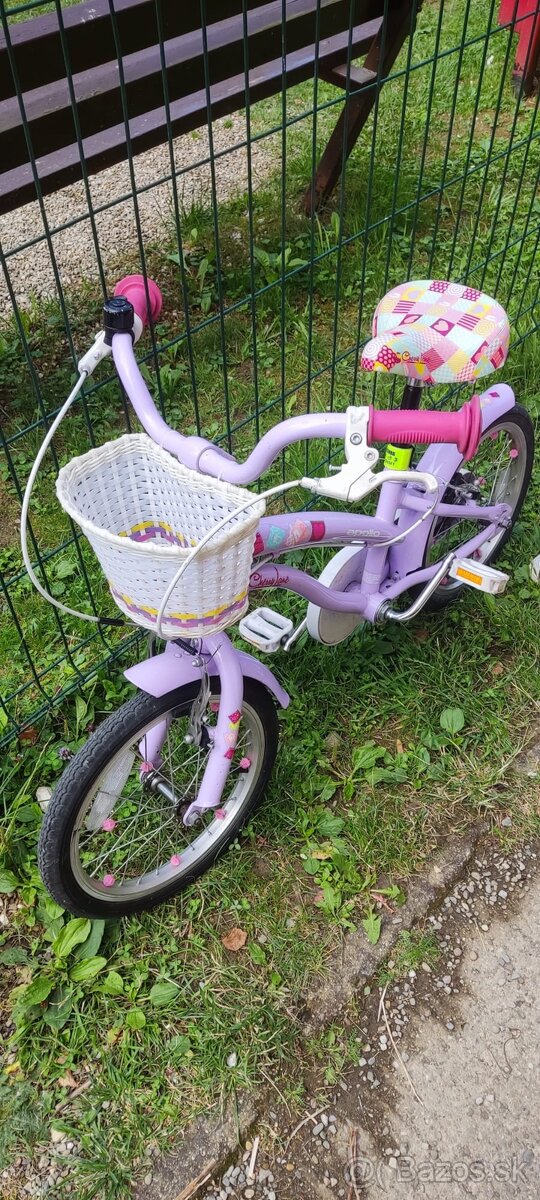 Predám dievčenský bicykel Apollo Cupcake 16”