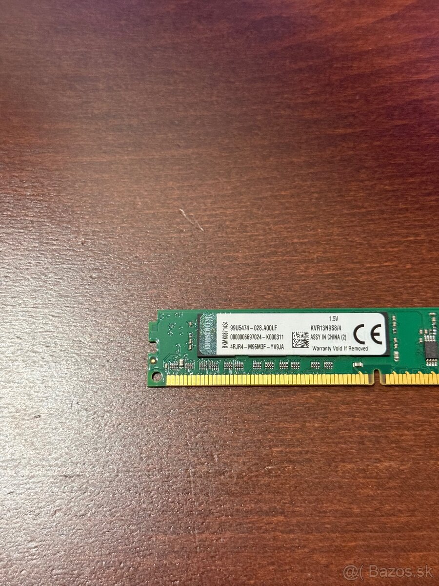 4GB DDR3 RAM Kingston 1333 MHz