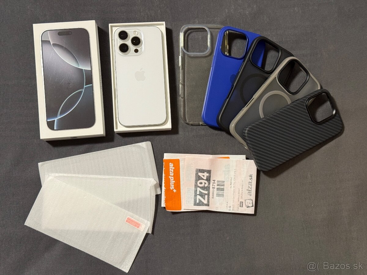 iPhone 16 Pro 128GB White Titanium