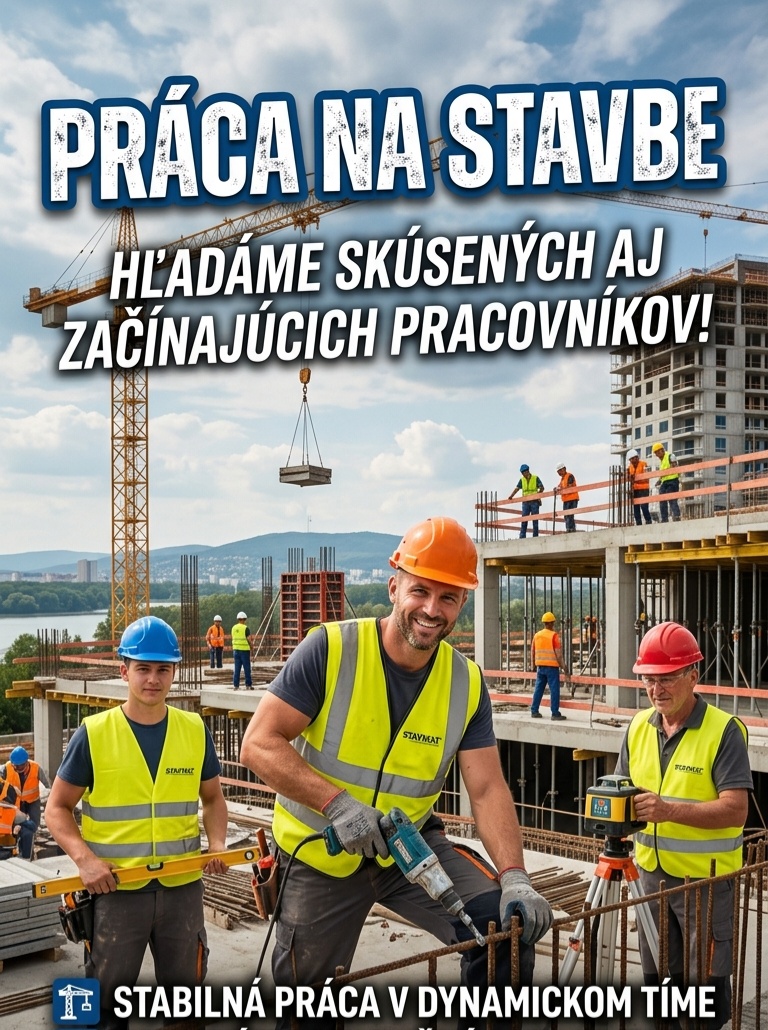 Hľadáme pomocných stavebných pracovníkov
