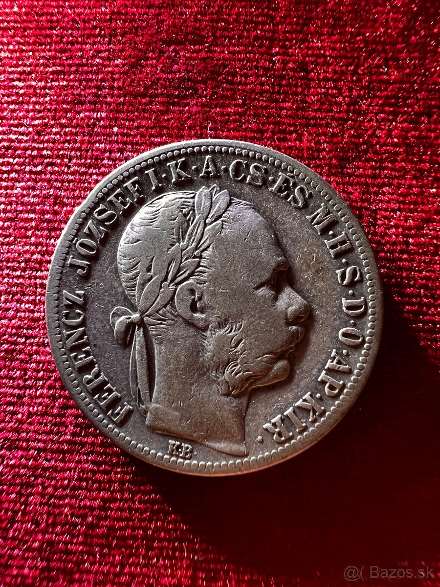 Zlatnik/ forint 1891 KB Fiume (7-2-4)