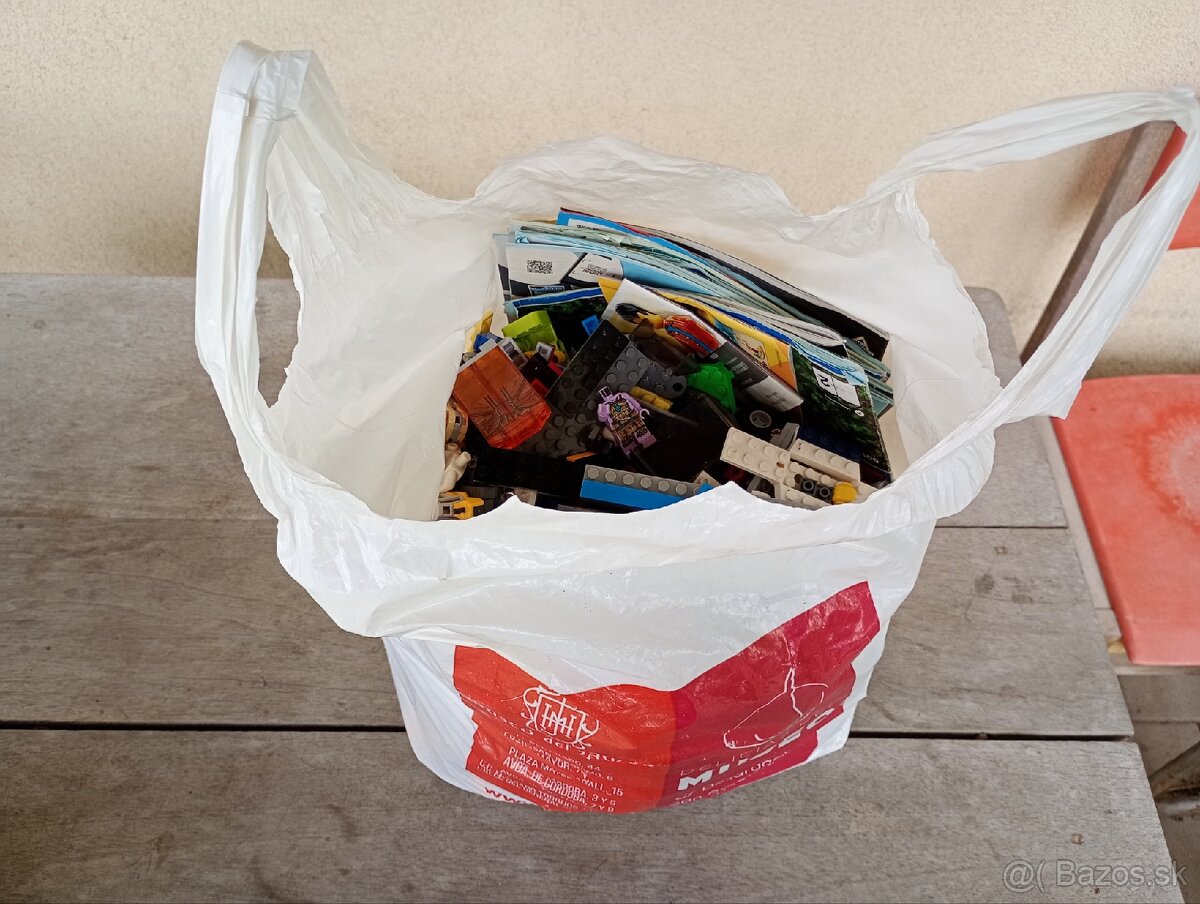 Taška plná Lega,Lego 3,5 kg cca