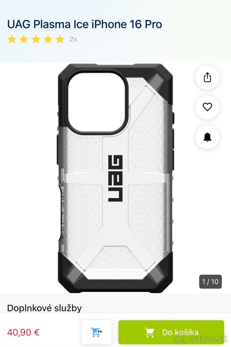 Kryt UAG Plasma Ice pre iPhone 16 Pro