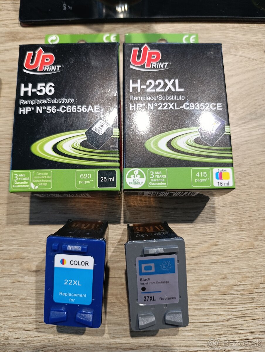 Naplne HP kompatibilne 56, 27, 22, 57