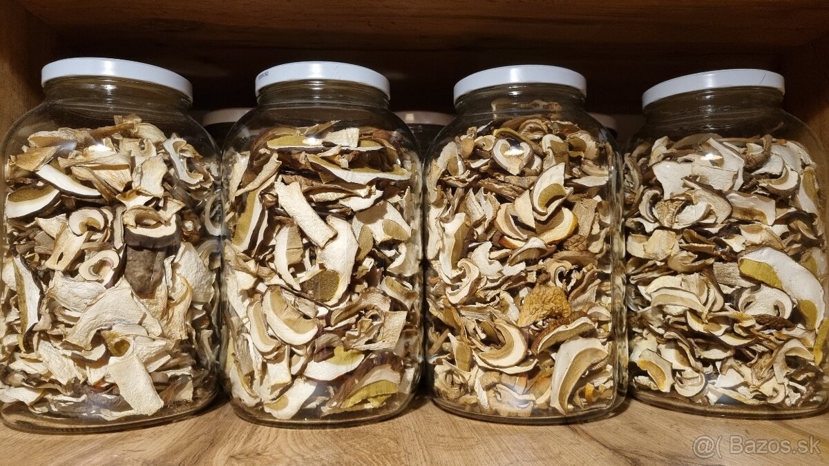 Sušené hríby/huby