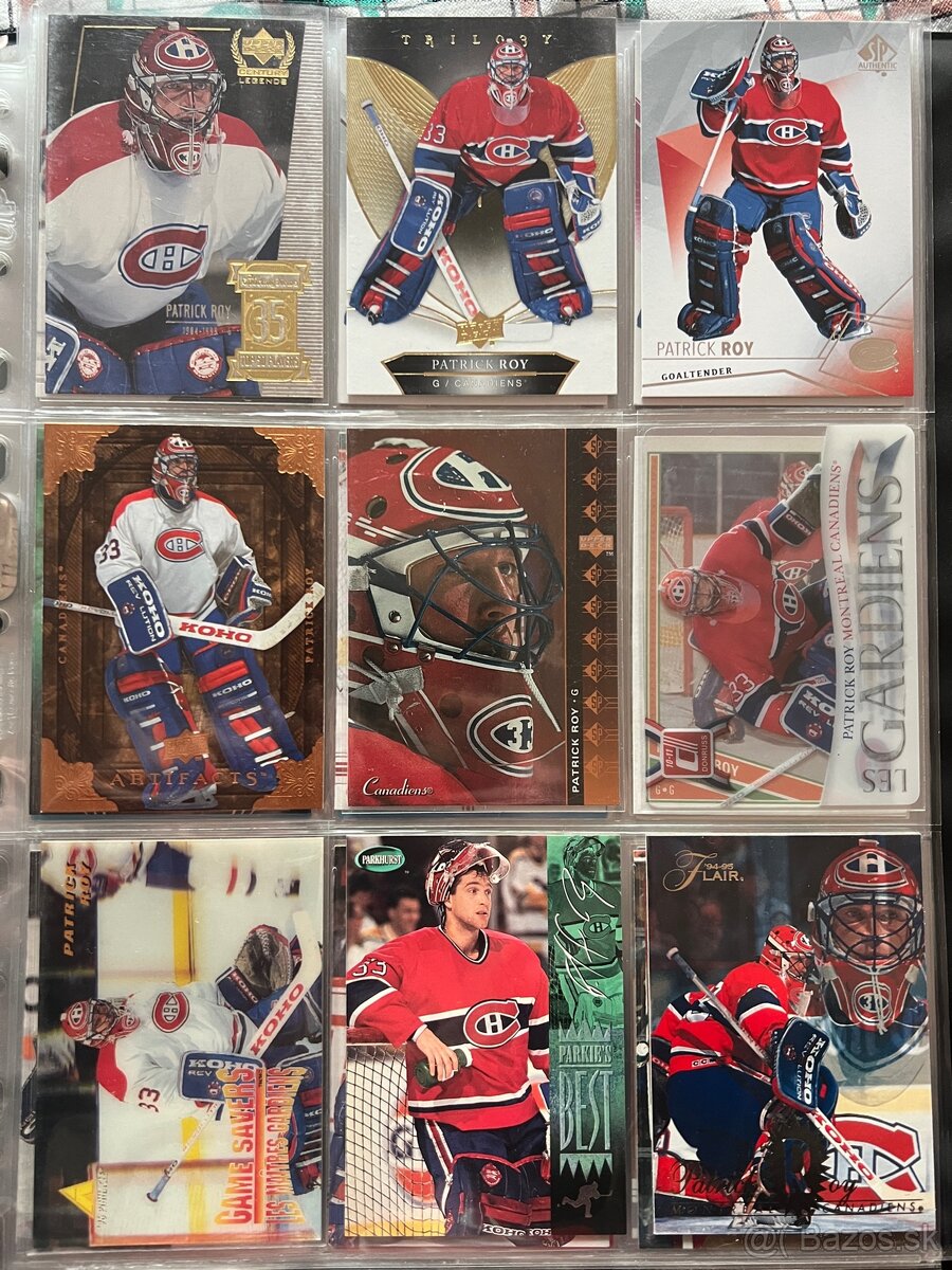 NHL karty Patrick Roy