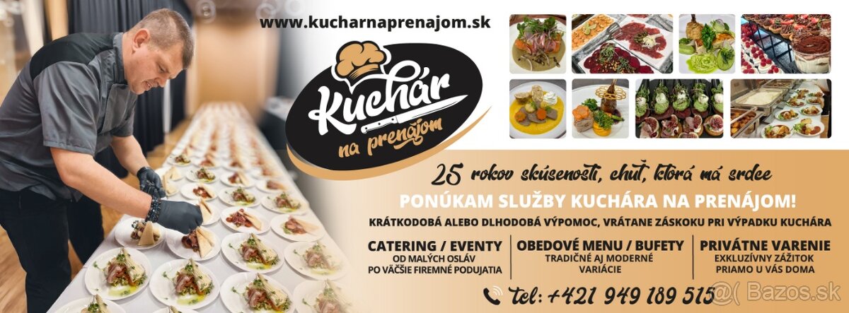 Kuchár na prenájom