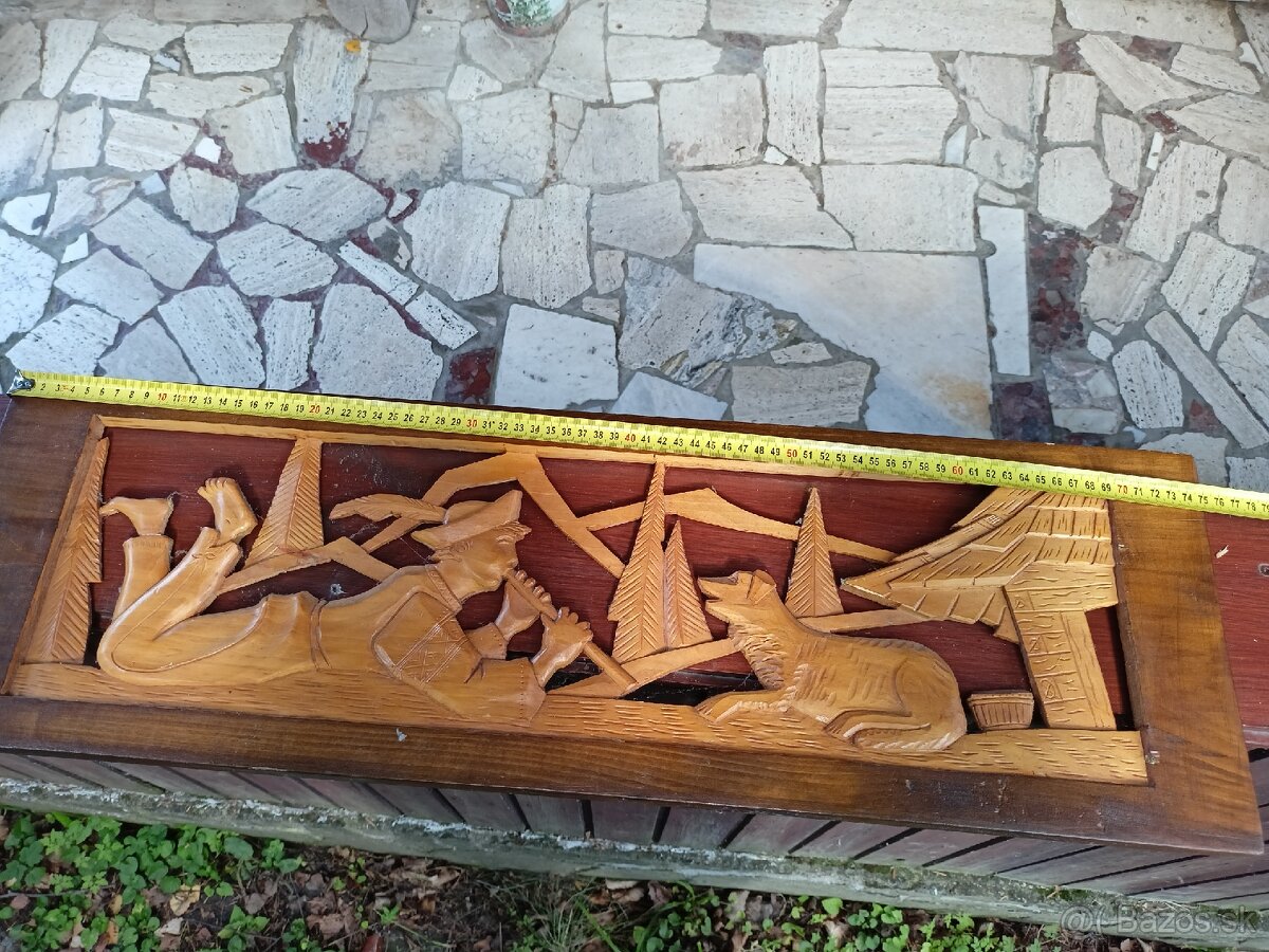 Drevená plastika - obraz