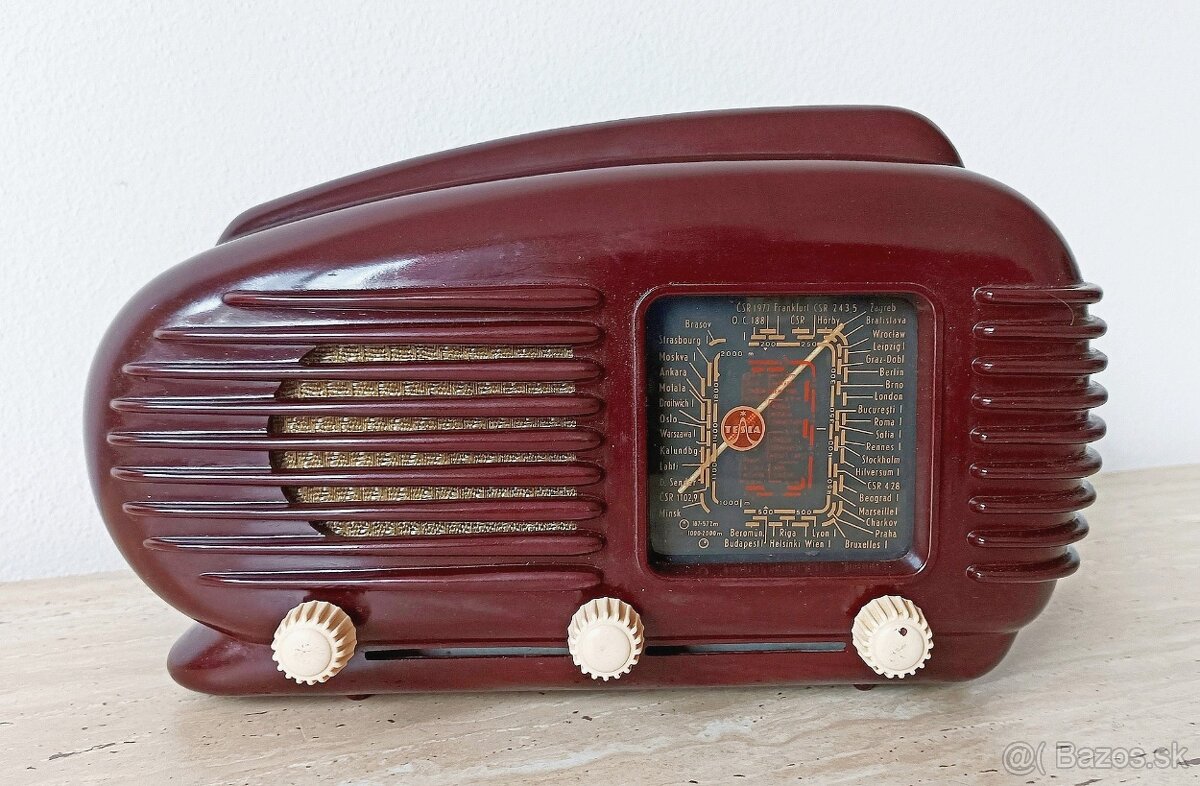 Art Deco starožitné rádio Talisman, krásný stav, plně funkčn