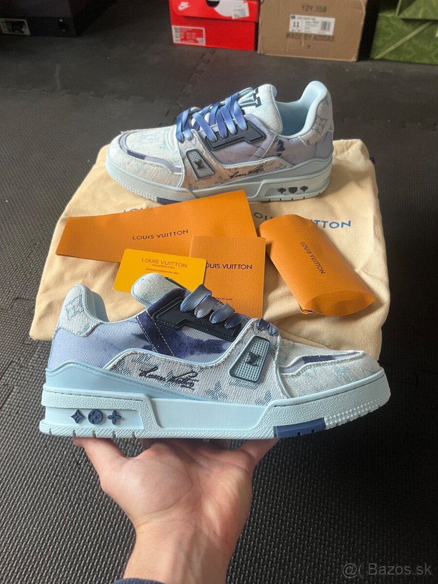 Louis Vuitton Trainer Modry