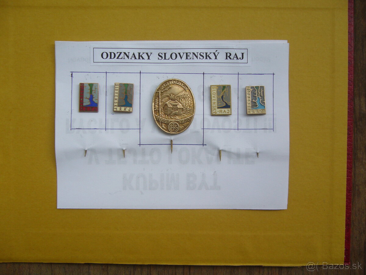 odznaky Slovenský raj