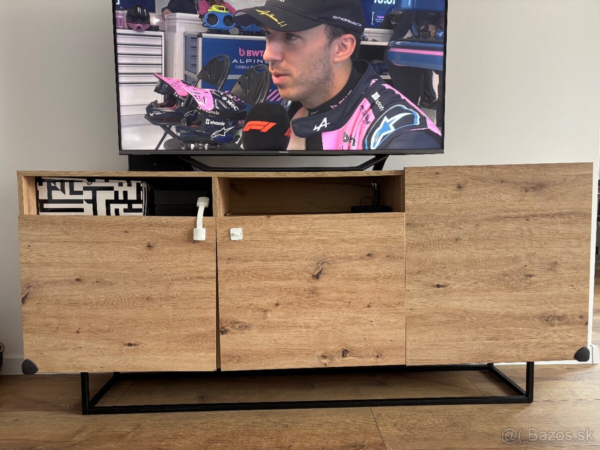 Dizajnova komoda - dub artisan