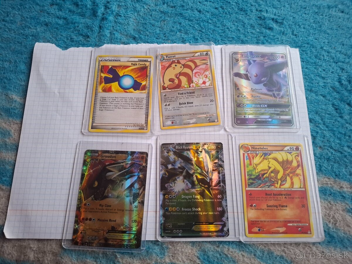 Pokemon karty Mix kolekcia