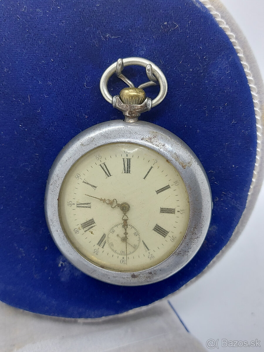 Starožitné originálne vreckové hodinky REUVE G.T.