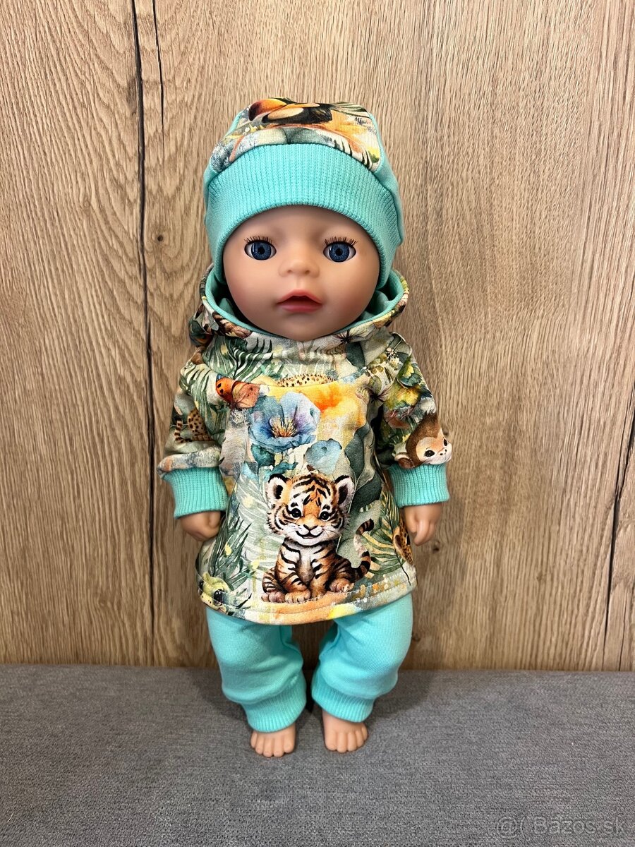 set pre bábiku Baby born - 36 cm, safari