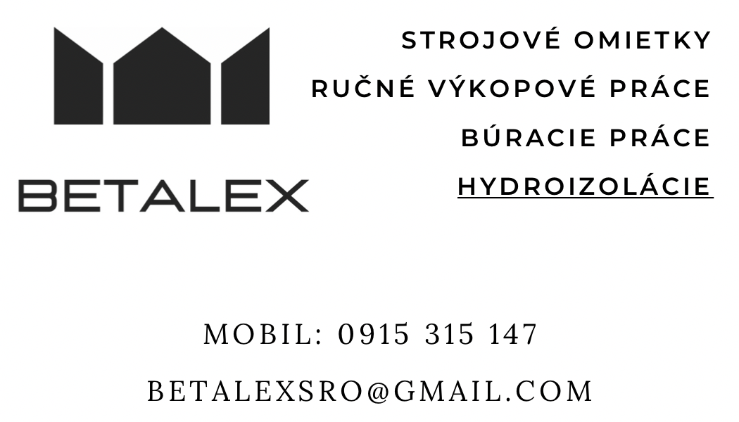 Rucne výkopové búracie zemné prace hydroizolácie domy kľúč