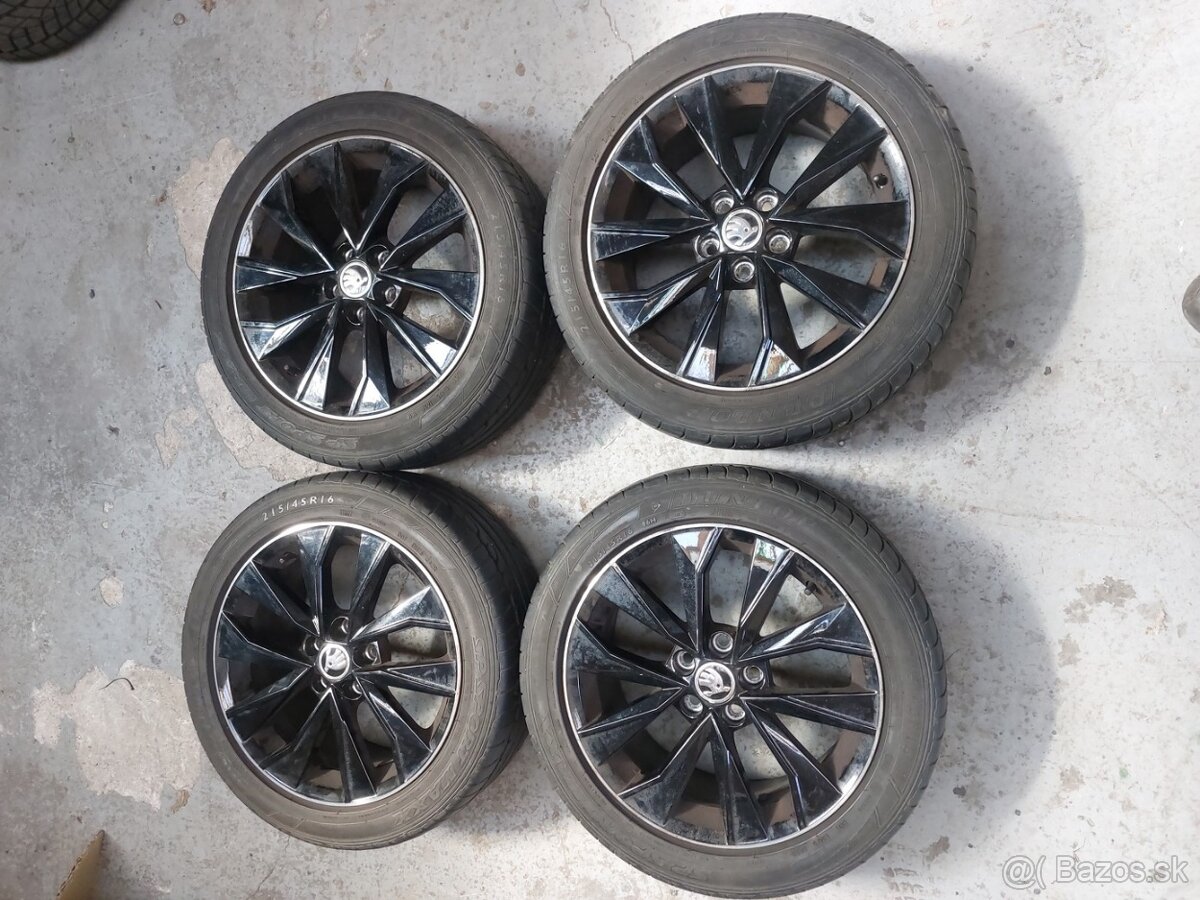 ELEKTRÓNY+PNEUMATIKY ŠKODA ITALIA R16 5X100 7JX16