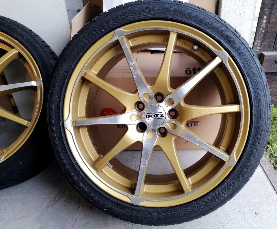 5x100 DOTZ ZLATÉ Audi VW Škoda Seat Subaru 225/40 R18