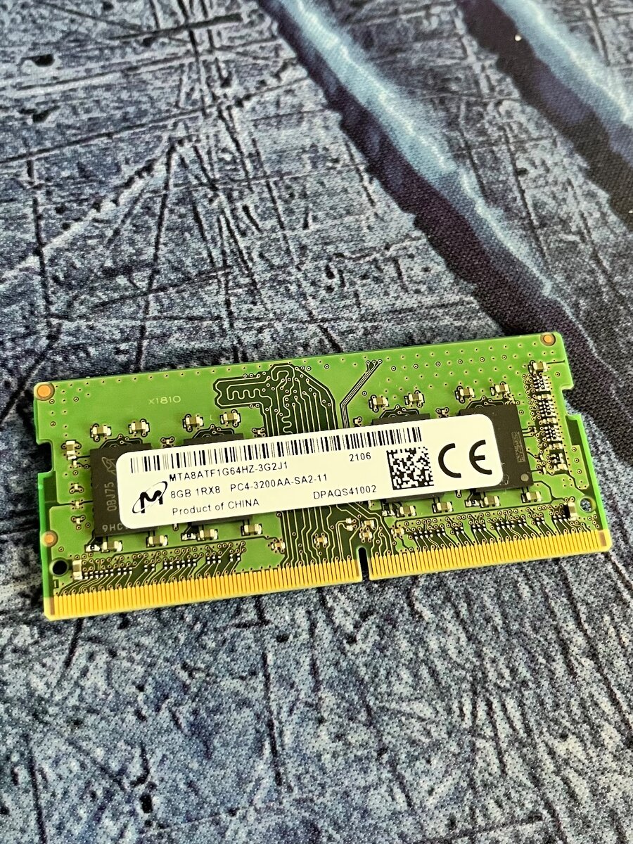 8GB DDR4 RAM 3200 MHz – Micron Notebooková pamäť (SO-DIMM)